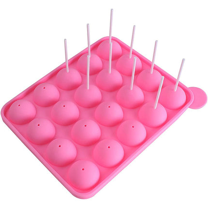 Silicone Cake Pop Mould 🍭 – 20 Cavities