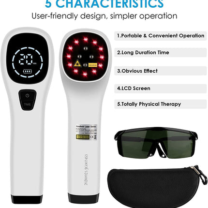 Hand-Held Red Light Therapy Device – Portable Infrared Pain Relief Tool