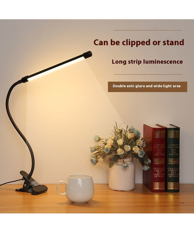 Flexible LED Reading & Study Lamp – USB Powered Desk Light (Black or White)
