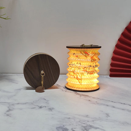 Collapsible Portable Desk Lantern – Artistic Rechargeable Lamp (10 Designs) | Ikeame