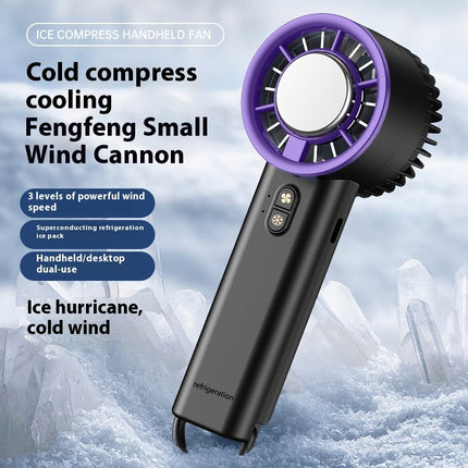 Semiconductor Cooling Handheld Fan | USB Rechargeable Portable Fan