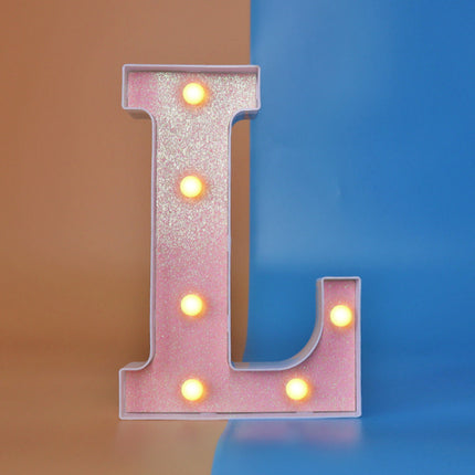 Night Light English Letter Lamp Birthday Party