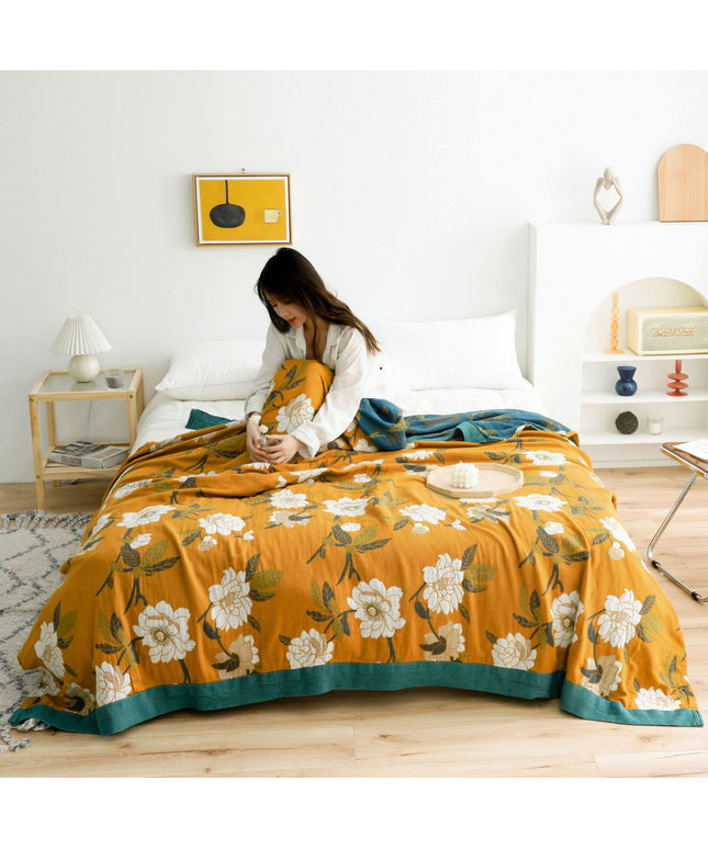 Cotton Gauze Blanket | 5 Layer Soft Summer Quilt