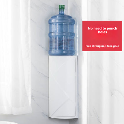Bathroom Rotatable Storage Rack Wall Mounted, No Drilling Required