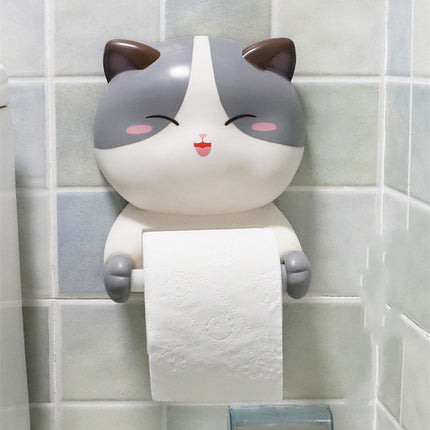 Cat-Shaped Decorative Toilet Paper Holder