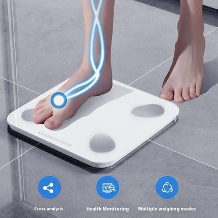 Rechargeable Body Fat Scale – Dual-Mode Smart Human Scale | Tempered Glass