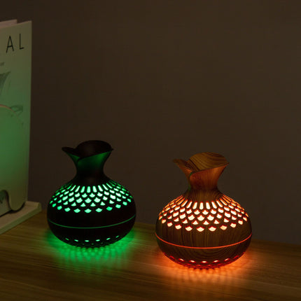 Mini Vase Flower Humidifier – Ultrasonic Desktop Aroma Diffuser (USB Powered, 300ml)