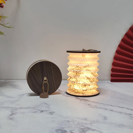 Collapsible Portable Desk Lantern – Artistic Rechargeable Lamp (10 Designs) | Ikeame