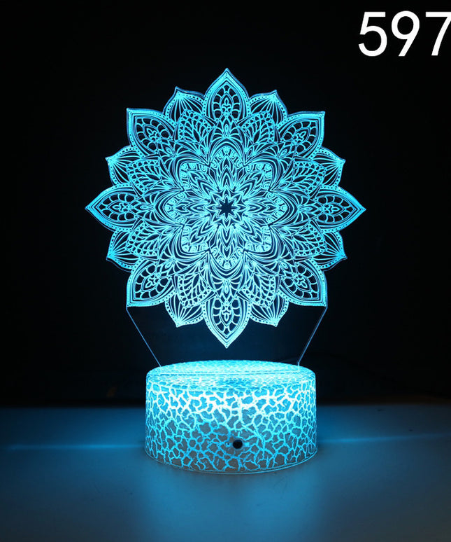 Colourful Touch LED Light Panels – 6 Designs, 7 or 16 Colours (Optional Remote Control)