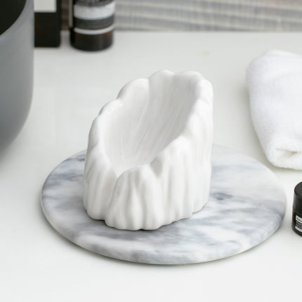 Ceramic Mountain Soap Dish with Drip Space