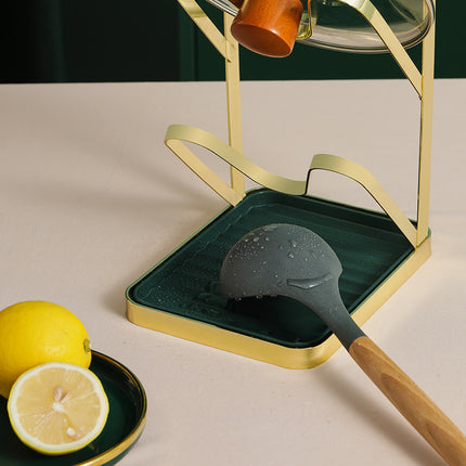 Punch-Free Pot Lid Rack | Kitchen Utensil & Spoon Organiser