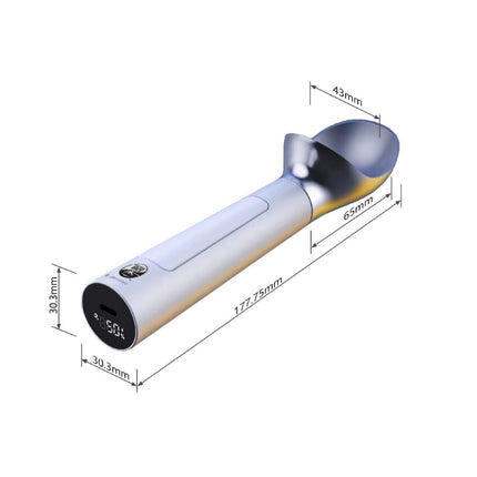 Heated Ice Cream Scoop | Rechargeable Constant Temperature Scoop