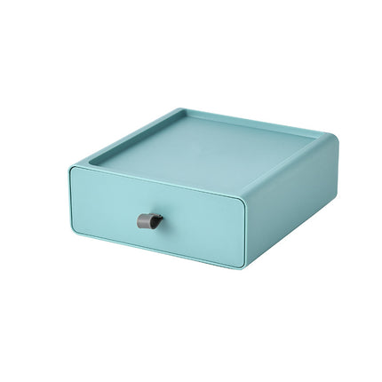 Stackable Storage Drawer Boxes Desk Makeup Organiser Set