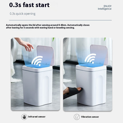 Smart Inductive Ashbin Home Living Room Bathroom Automatic