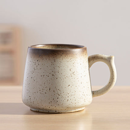 Retro Stoneware Mug | Kiln Glaze Japanese Style Coffee Cup