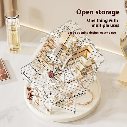 360 Rotating Makeup Organiser Luxury Cosmetic Storage Box
