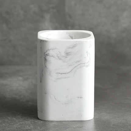 Nordic Style Resin Marble Bathroom Four-piece Set